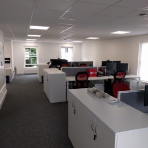 office in Cheltenham with a suspended ceiling