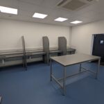 Blue safety non slip floor in Hereford